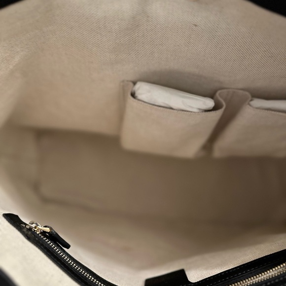 NWT Gucci Microguccissima Patent Leather Nice Tote - Black - Picture 6 of 13